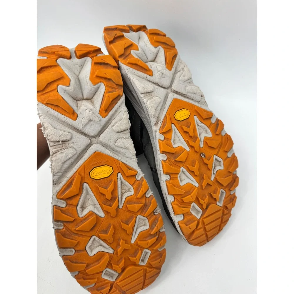 Hoka Anacapa Mid GTX Men 14 Grey Gore-Tex Hiking Boots Waterproof Vibram